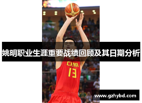 姚明职业生涯重要战绩回顾及其日期分析